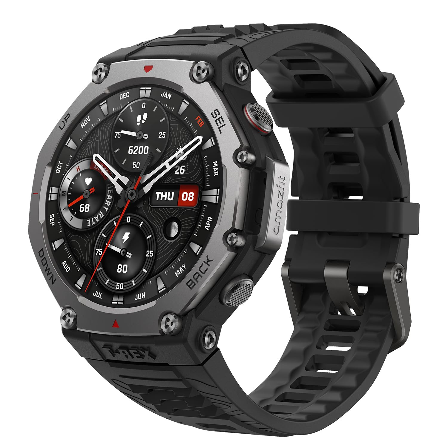 Amazfit T-Rex 3 Outdoor Smart Watch 48mm AMOLED Display, Offline Maps & Navigation, 6 Satellite S... | Amazon (US)