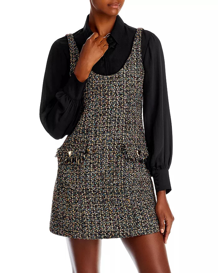 Confetti Tweed Mixed Media Dress | Bloomingdale's (US)