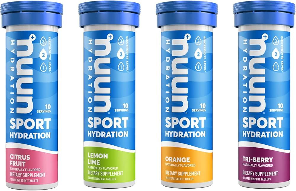 Nuun Sport Electrolyte Tablets for Proactive Hydration, Mixed Citrus Berry Flavors, 4 Pack (40 Se... | Amazon (US)