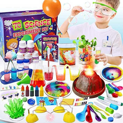UNGLINGA 70 Lab Experiments Science Kits for Kids Age 4-6-8-12 Educational Scientific Toys Gifts for | Amazon (US)