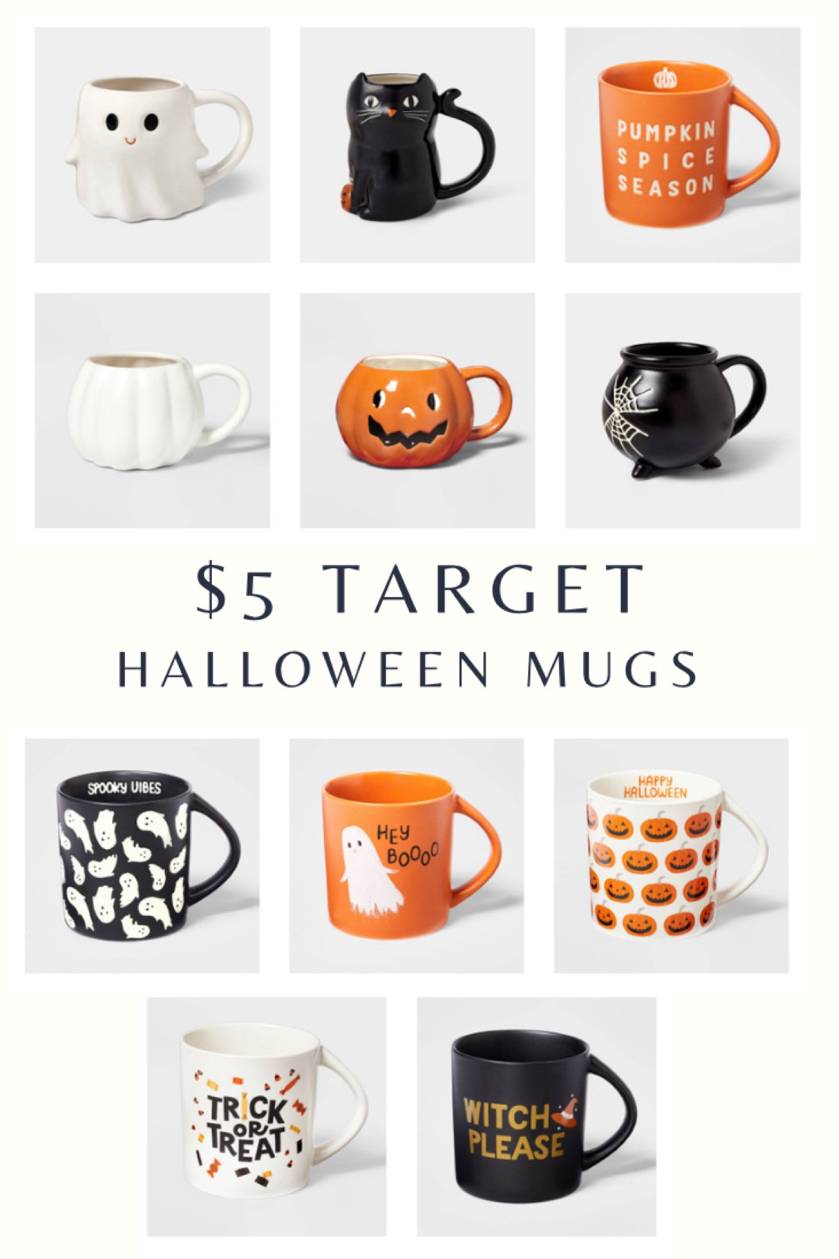 The cutest Halloween mugs at Target for just $5!

#LTKhome #LTKFind #LTKSeasonal