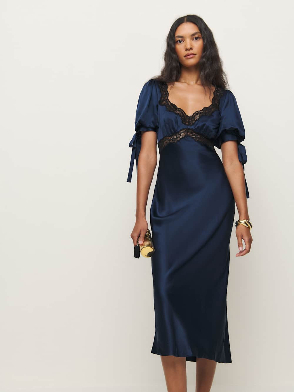 Stella Silk Dress | Reformation (Global)