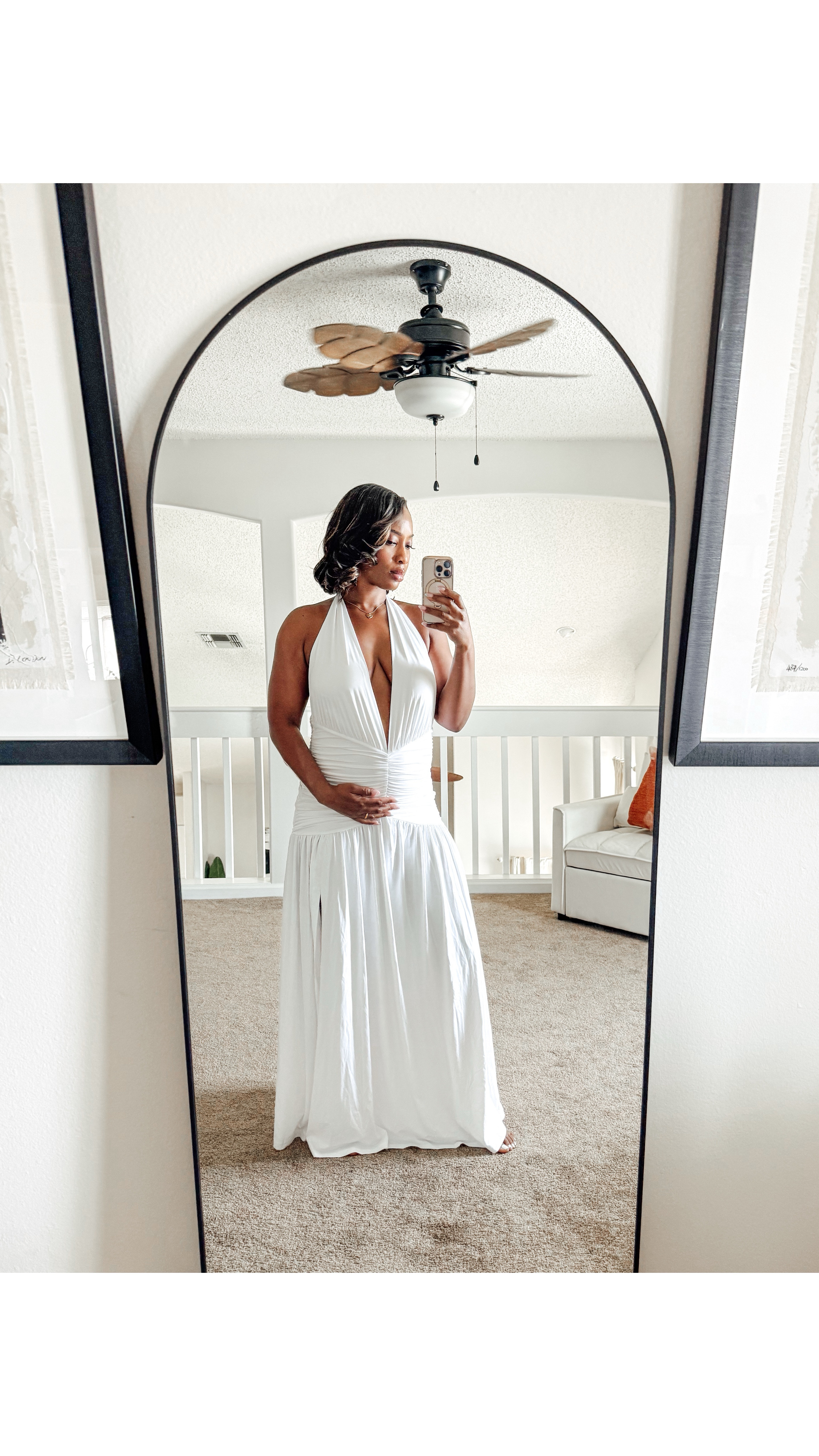 Gender Reveal Party 💕🩵 All White Edition. Wearing size medium/6

#LTKBump #LTKFindsUnder100 #LTKBaby