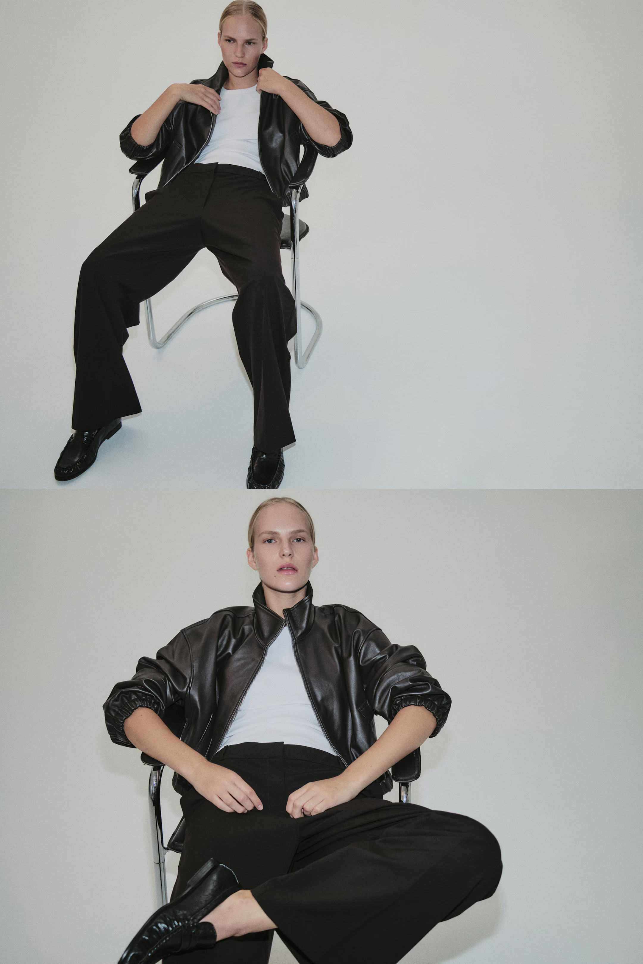 Wrinkle-resistant Wide Tailored trousers | H&M (UK, MY, IN, SG, PH, TW, HK)
