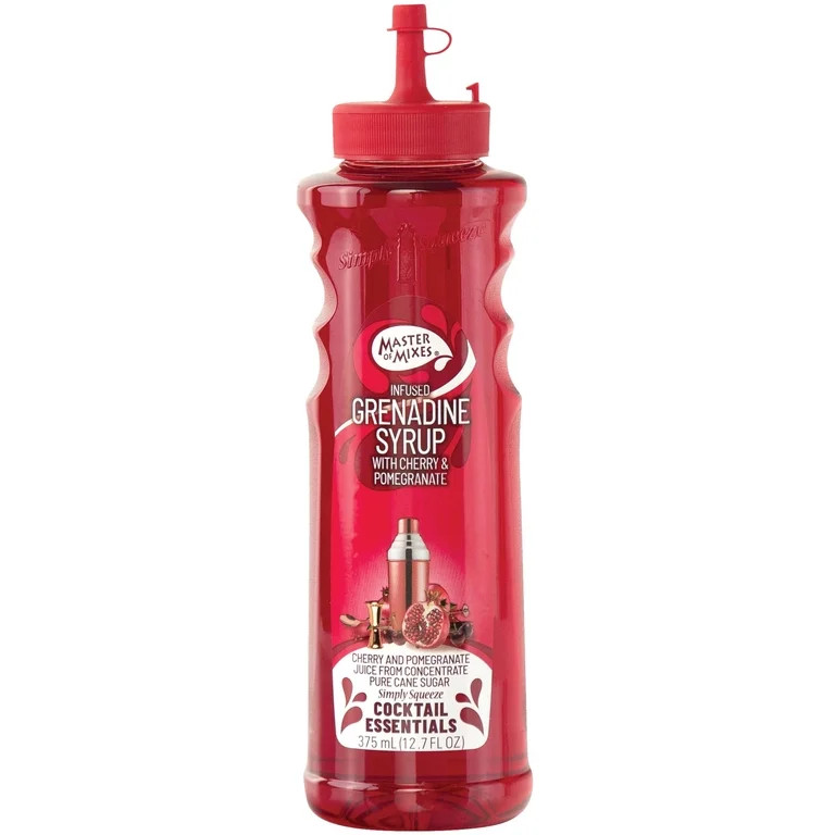 Master of Mixes Cocktail Essentials Grenadine Syrup, 12.7 fl oz Plastic Bottle | Walmart (US)