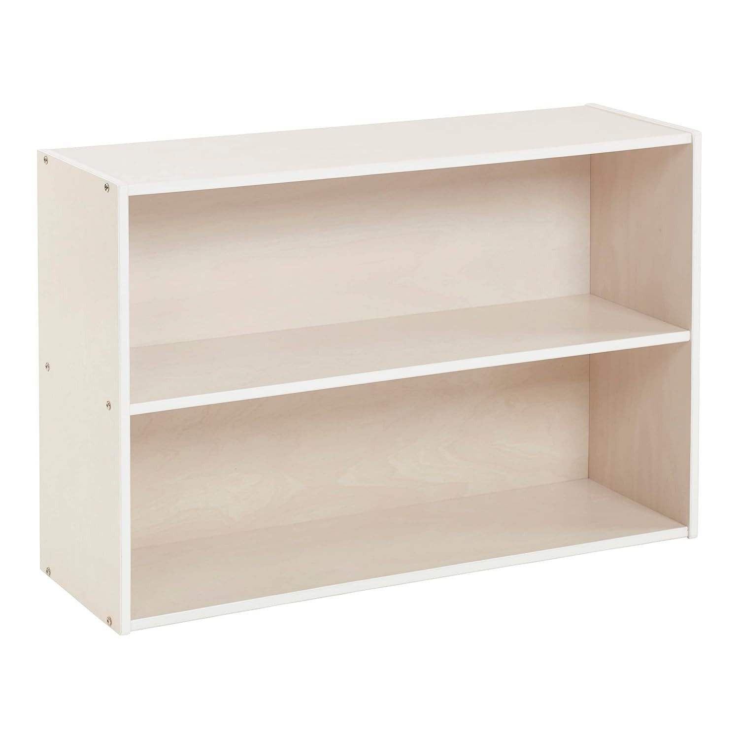 ECR4Kids Streamline 2-Shelf Storage Cabinet, 24in, Kid's Bookshelf, White Wash | Amazon (US)