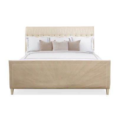 Caracole Classic Diamond Jubilee Upholstered Sleigh Bed | Wayfair North America