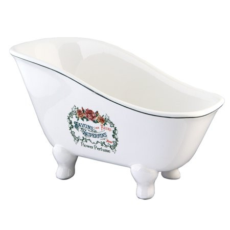 Kingston Brass 8 Slipper Clawfoot Tub Decorative Soap Dish White | Walmart (US)
