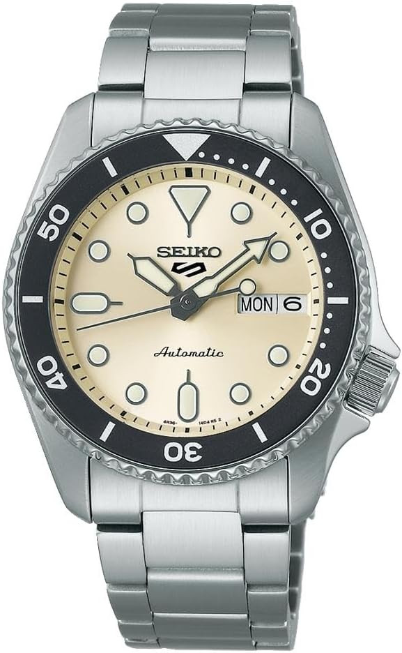 SEIKO Quadrante monocromatico 5 Sport skx automatico midi (38 mm) / Acciaio inossidabile SRPK31K1... | Amazon (US)