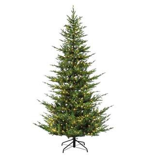 Puleo International 7½' Pre-Lit Natural Fir Artificial Christmas Tree with 700 UL-Listed Clear L... | The Home Depot