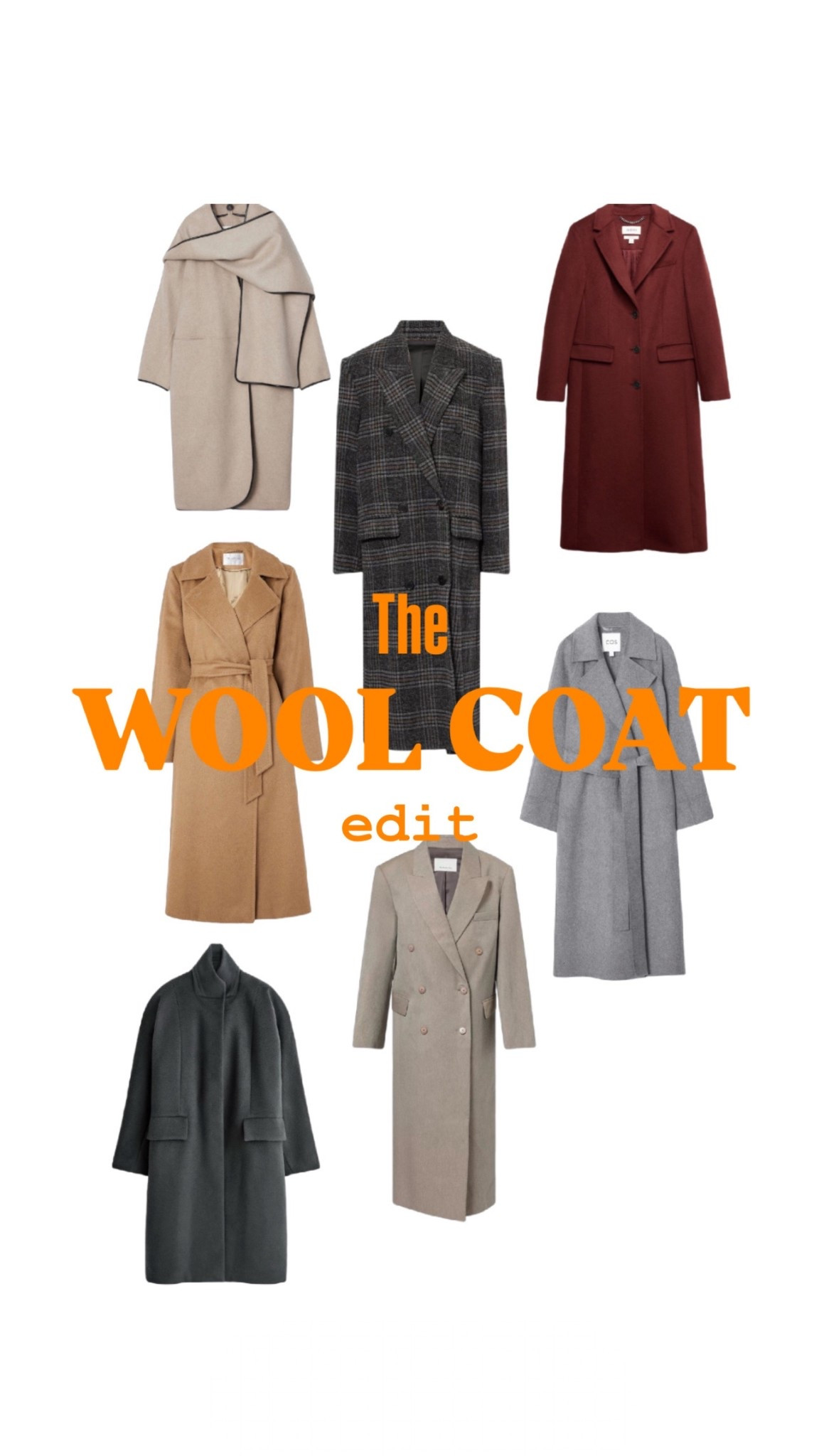 The long wool coat edit from high street to designer!

I was asked on instagram to create an edit of wool coats that are long for this season so I’ve created a post with a small selection of my faves out there now!

Scarf coat
Cape coat
Phase eight
Max’s Mara
The Frankie shop
Cos
Arket
Marks and Spencer 
M&S
Jaeger
Abercrombie
Isabel Marant 
Wool coat edit
Make and Sandro
Reiss
Massimo Dutti


#LTKwinter #LTKuk #LTKeurope