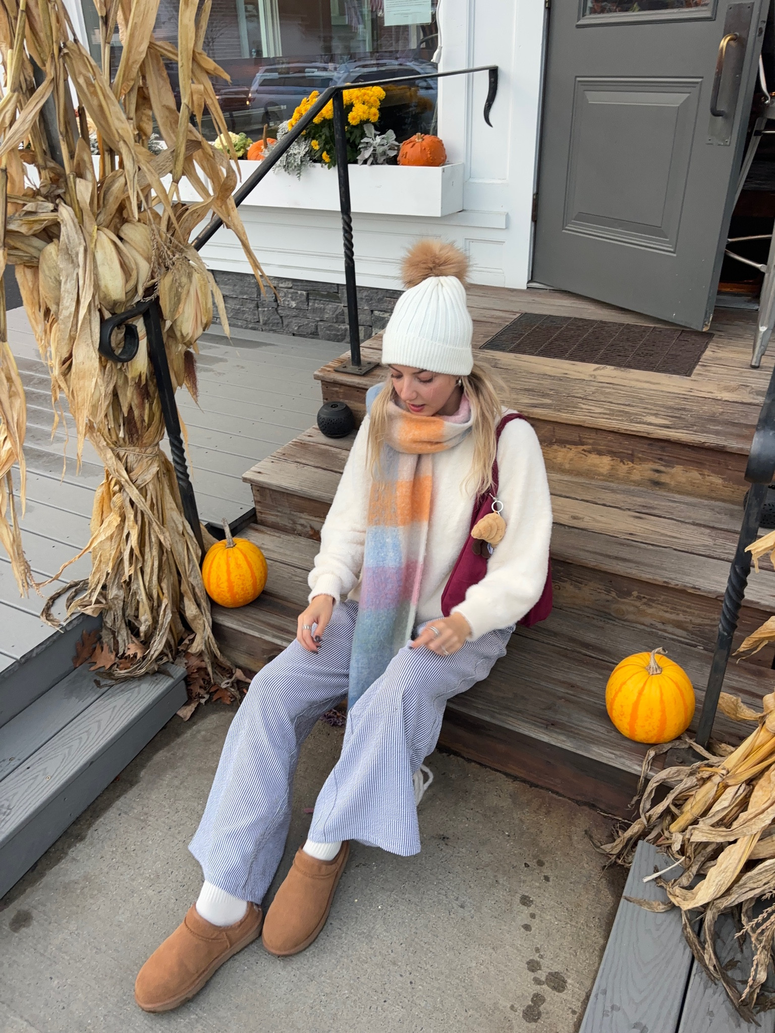 casual late fall outfit🫶🏻 starting to feel like winter!

wearing pants from sunkissed coconut which is not on LTK & the scarf is borrowed from a friend 

#LTKStyleTip #LTKCyberWeek #LTKSeasonal