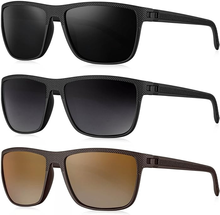KALIYADI Polarized Sunglasses for Men, Lightweight Sun Glasses with UV Protection for Driving Fis... | Amazon (US)