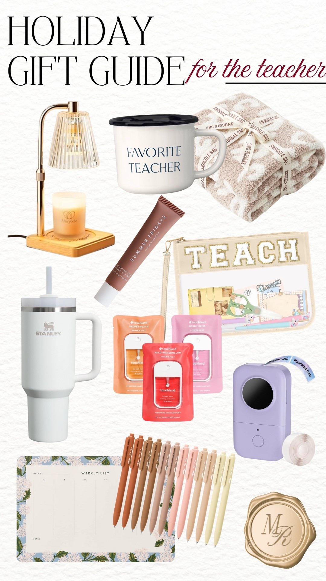 Gift guide for the teacher!

Holiday gift, teacher gift, label maker, teacher mug

#LTKGiftGuide #LTKHoliday #LTKStyleTip