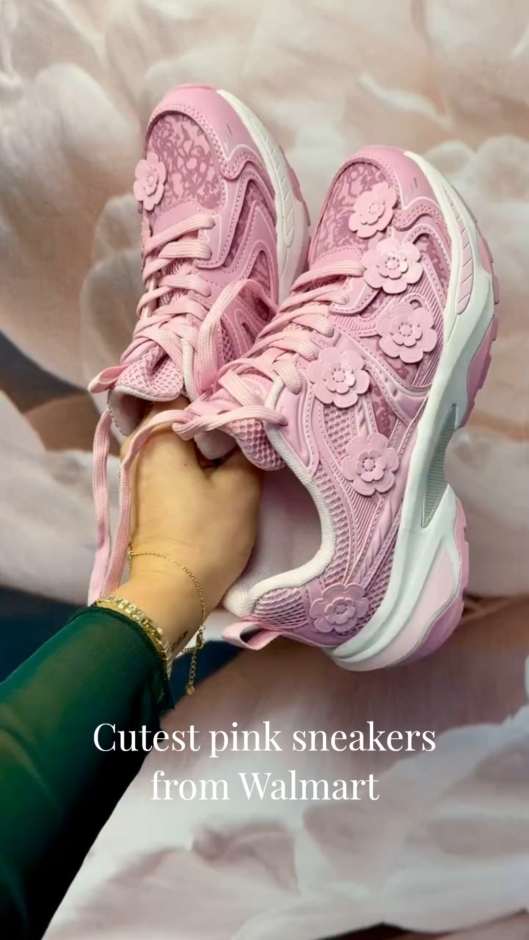 Pink sneakers from Walmart are PERFECT for spring 💓

#LTKootd #LTKSeasonal #LTKSaleAlert