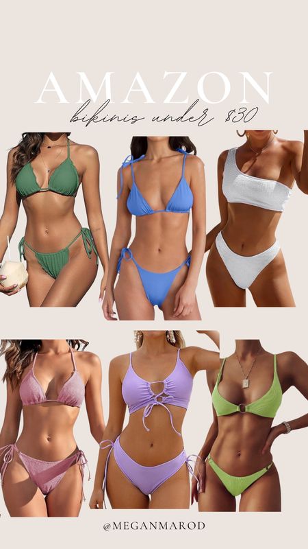 Amazon bikinis under $30 

#LTKStyleTip #LTKSwim #LTKFindsUnder50