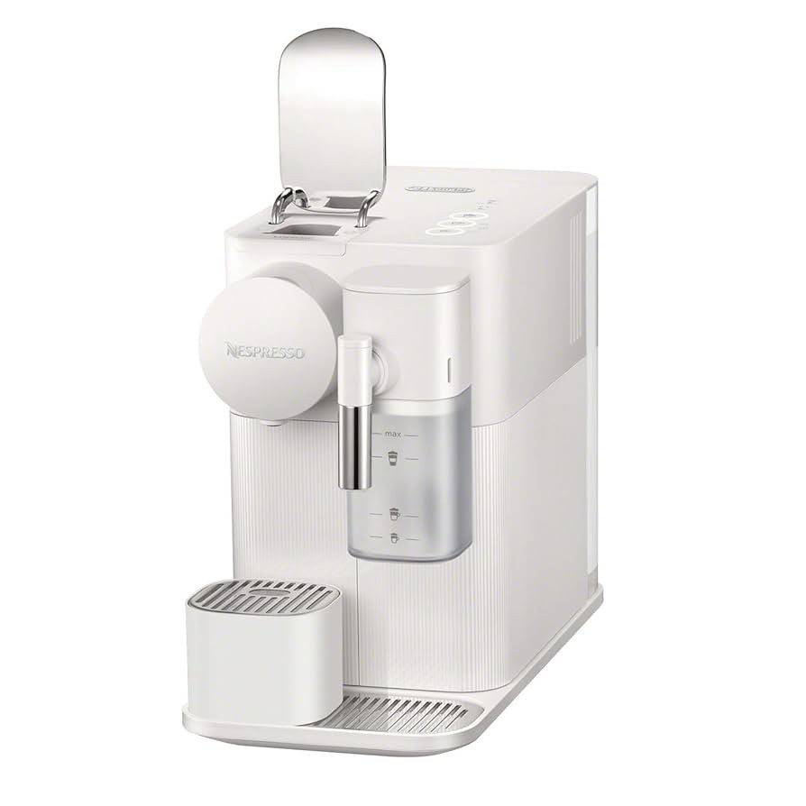 Nespresso Lattissima One Original Espresso Machine with Milk Frother by De'Longhi, Silky White | Amazon (US)