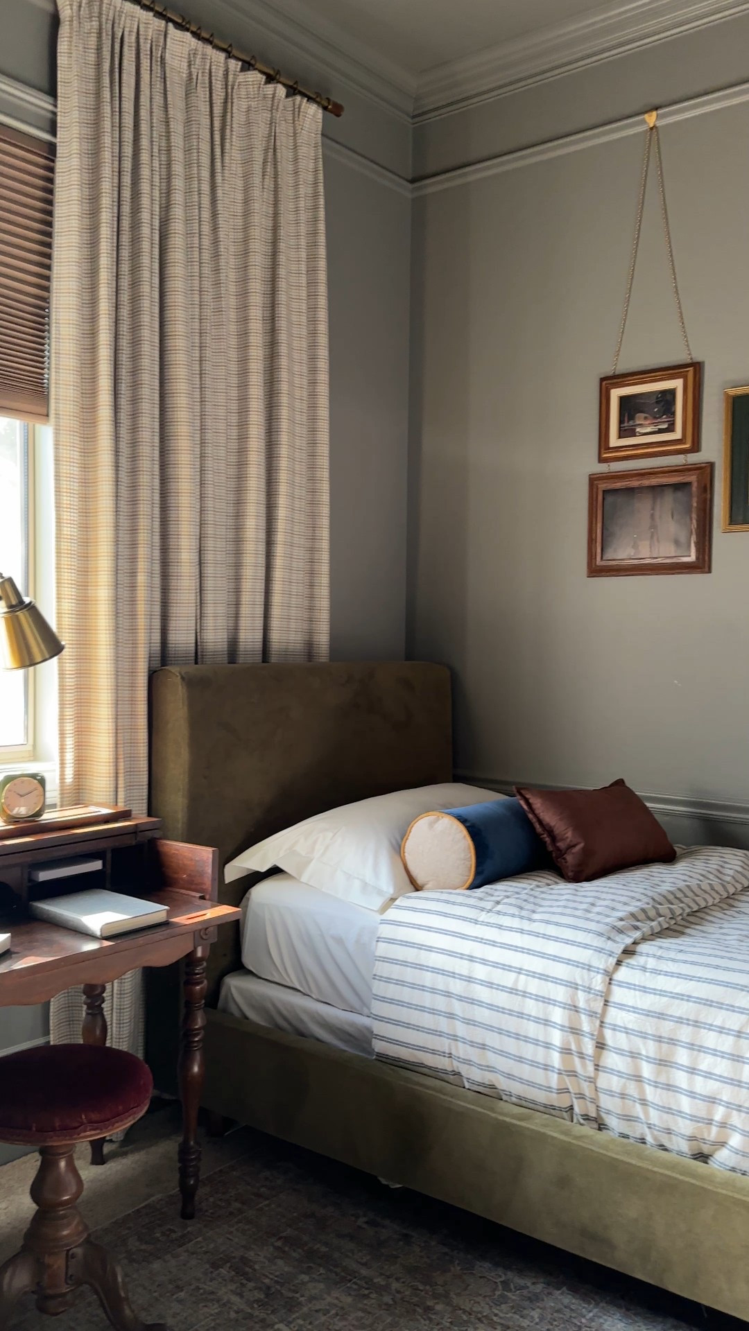 My boys vintage bedroom with mix of patterns, old and new finds!

#LTKHome