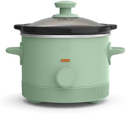 bella 1.5 Qt Slow Cooker with 3 Heat Manual Control, Ceramic Nonstick Coating, Dishwasher Safe St... | Amazon (US)