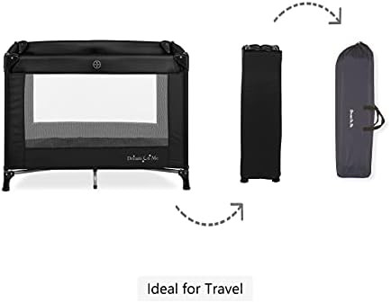 Amazon.com: Dream On Me Nest Portable Play Yard With Carry Bag And Shoulder Strap, Black : Everyt... | Amazon (US)