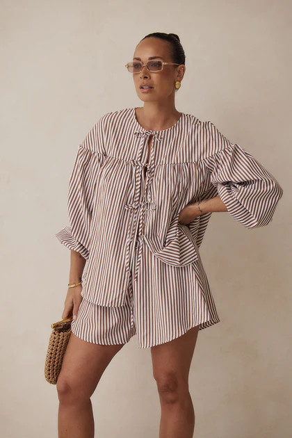 Pennie Top - Chocolate | Sabo Skirt US