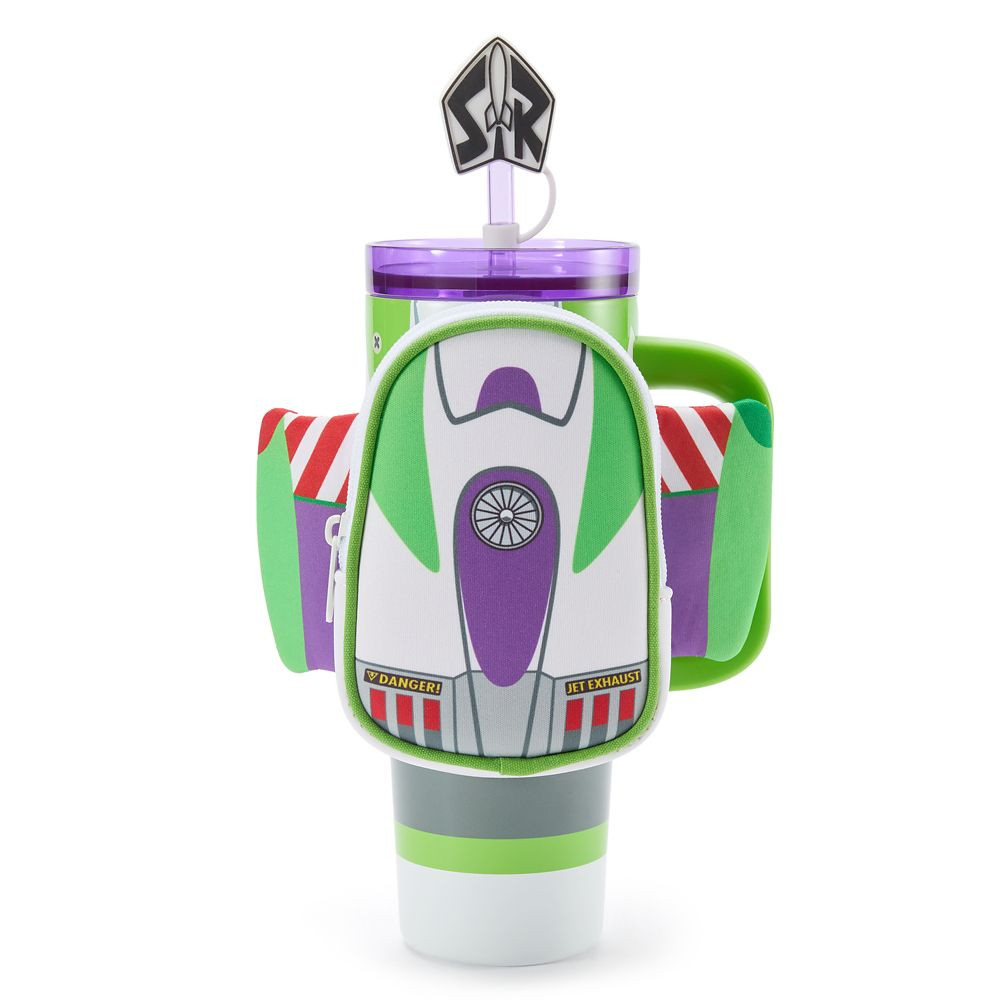 Buzz Lightyear 30 oz. Stainless Steel Travel Tumbler with Straw plus Zip Case \u2013 Toy Story | Disney Store