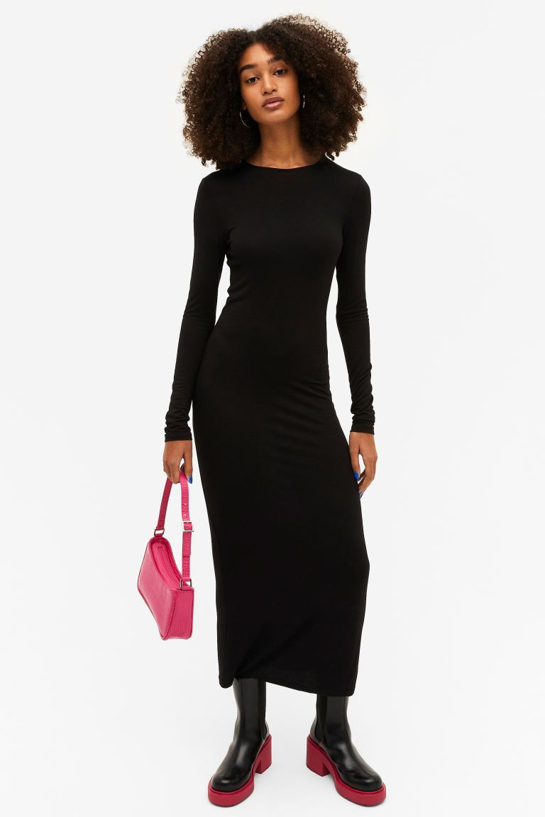 Long soft bodycon dress | H&M (UK, MY, IN, SG, PH, TW, HK)