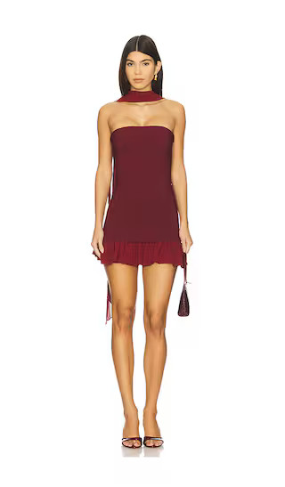 x REVOLVE Alice Mini Dress in Deep Red | Revolve Clothing (Global)