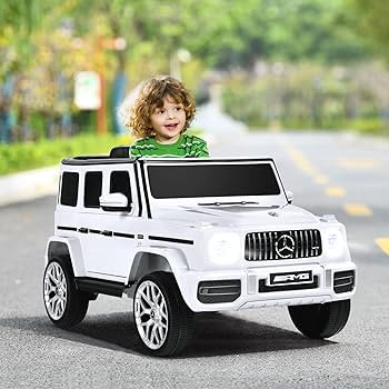 INFANS Licensed Mercedes Benz G63 Kids Ride On Car, 12V Electric Vehicle with Remote Control, Dou... | Amazon (CA)