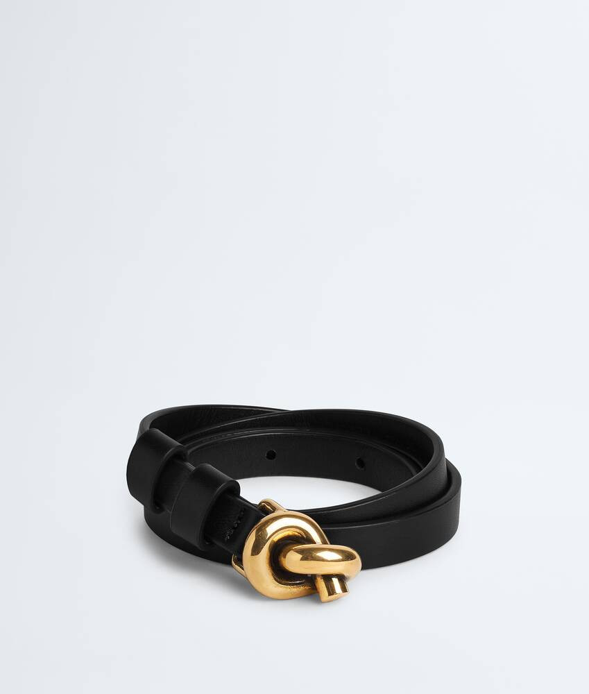 Women's Knot Belt in Black | Bottega Veneta US | Bottega Veneta