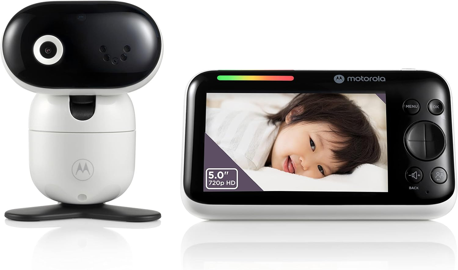 Motorola Baby Monitor PIP1610 HD Connect - 5" WiFi Video Baby Monitor with Camera, Wall Mount, 10... | Amazon (US)