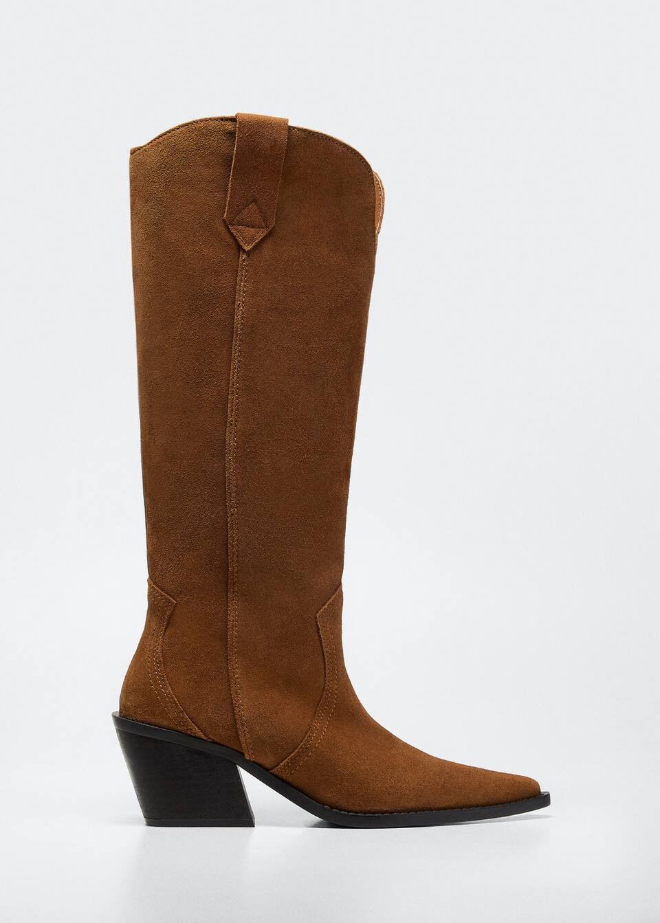 Cowboy leather boots | MANGO (US)