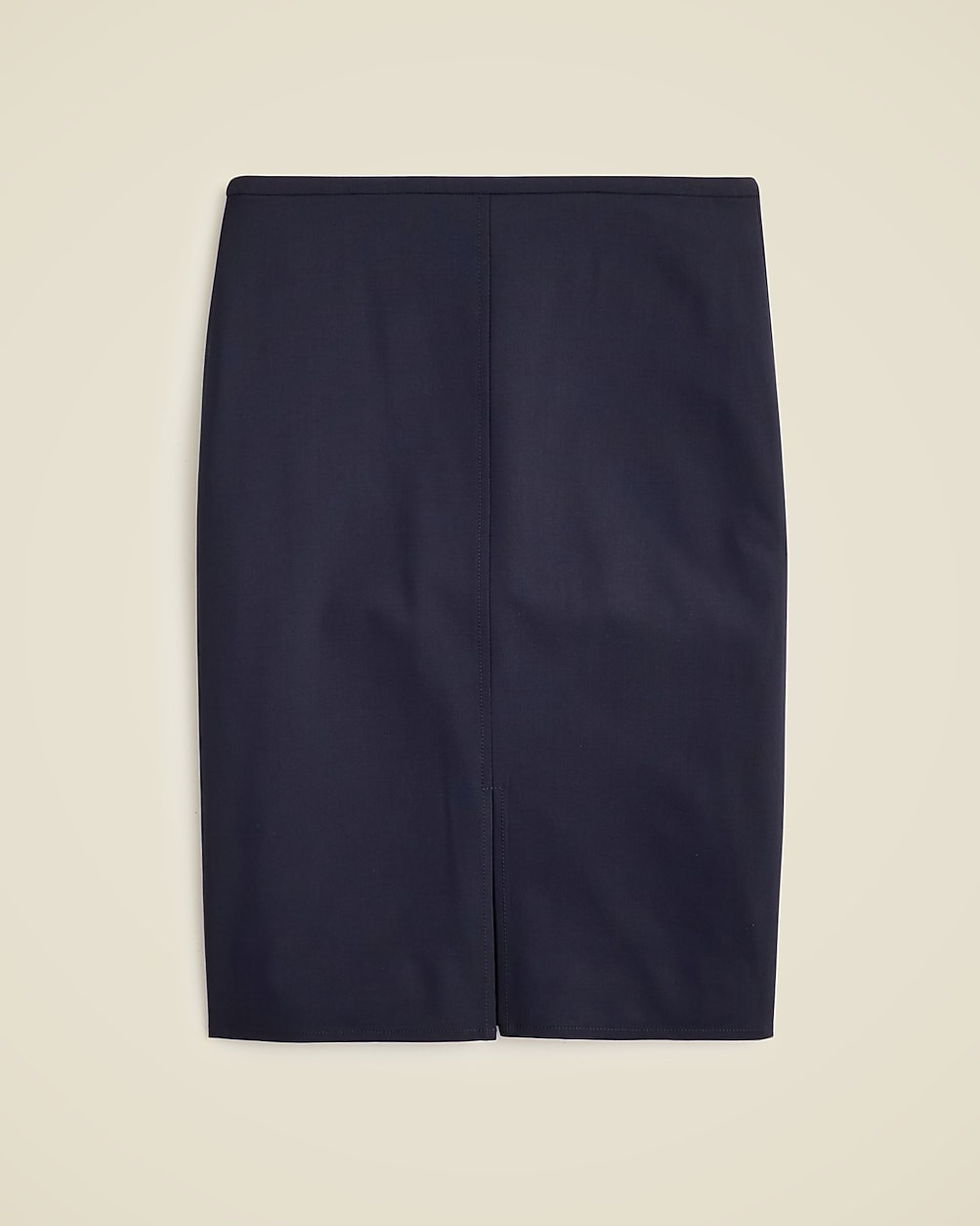 Pencil knee-length skirt in Italian bi-stretch wool blend | J. Crew US