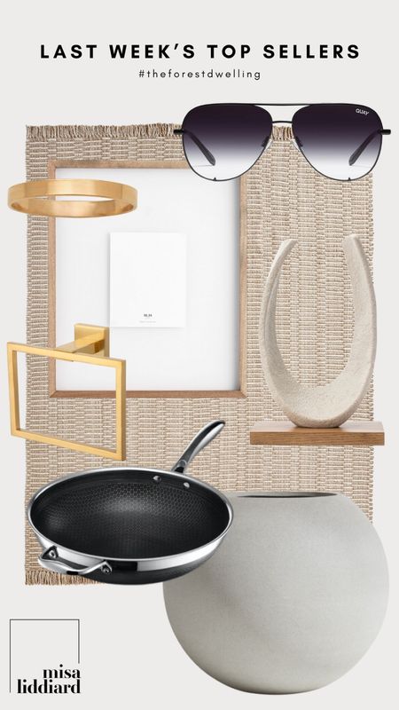 Sharing the top sellers from last week. These oversized sunglasses are the High Key frames from Quay. Monterey outdoor rug is from Pottery Barn and it’s easily one of my personal faves! Hexclad cookware has been such a game changer in the kitchen. We have these sphere planters in both black and gray and they look great indoors or outdoors.

#LTKStyleTip #LTKHome