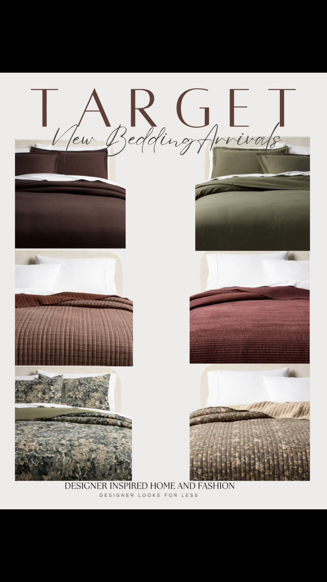 New arrival Fall bedding from @Target
