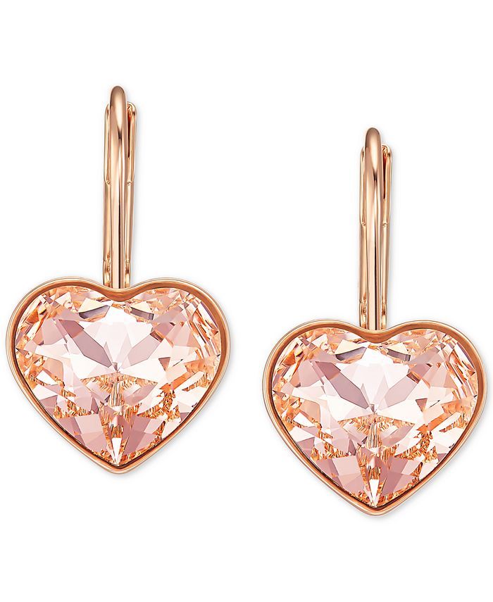Crystal Bella Heart Drop Earrings | Macys (US)