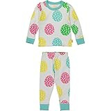 Masala Kids Girls' Little Kids PJs Long Sleeve Rainbow Eggs, Multi, 4 Years | Amazon (US)