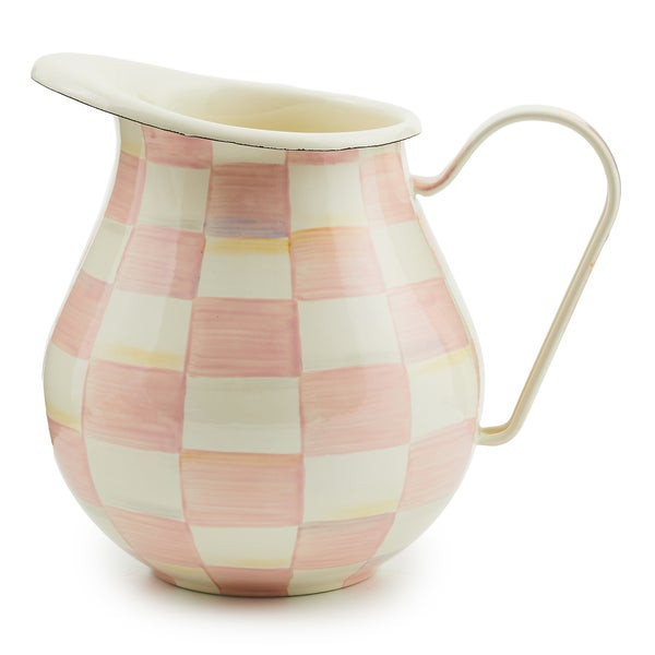 MacKenzie-Childs Rosy Check Pitcher | MacKenzie-Childs