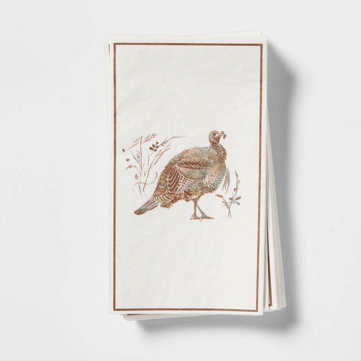 16ct Paper Turkey Guest Towel - Threshold&#8482; | Target
