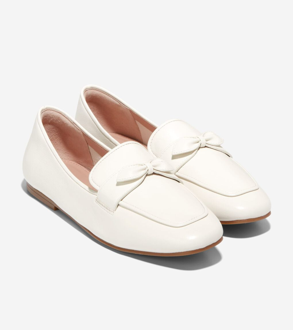 Women's York Bow Loafer in Gold | Cole Haan | Cole Haan (US)