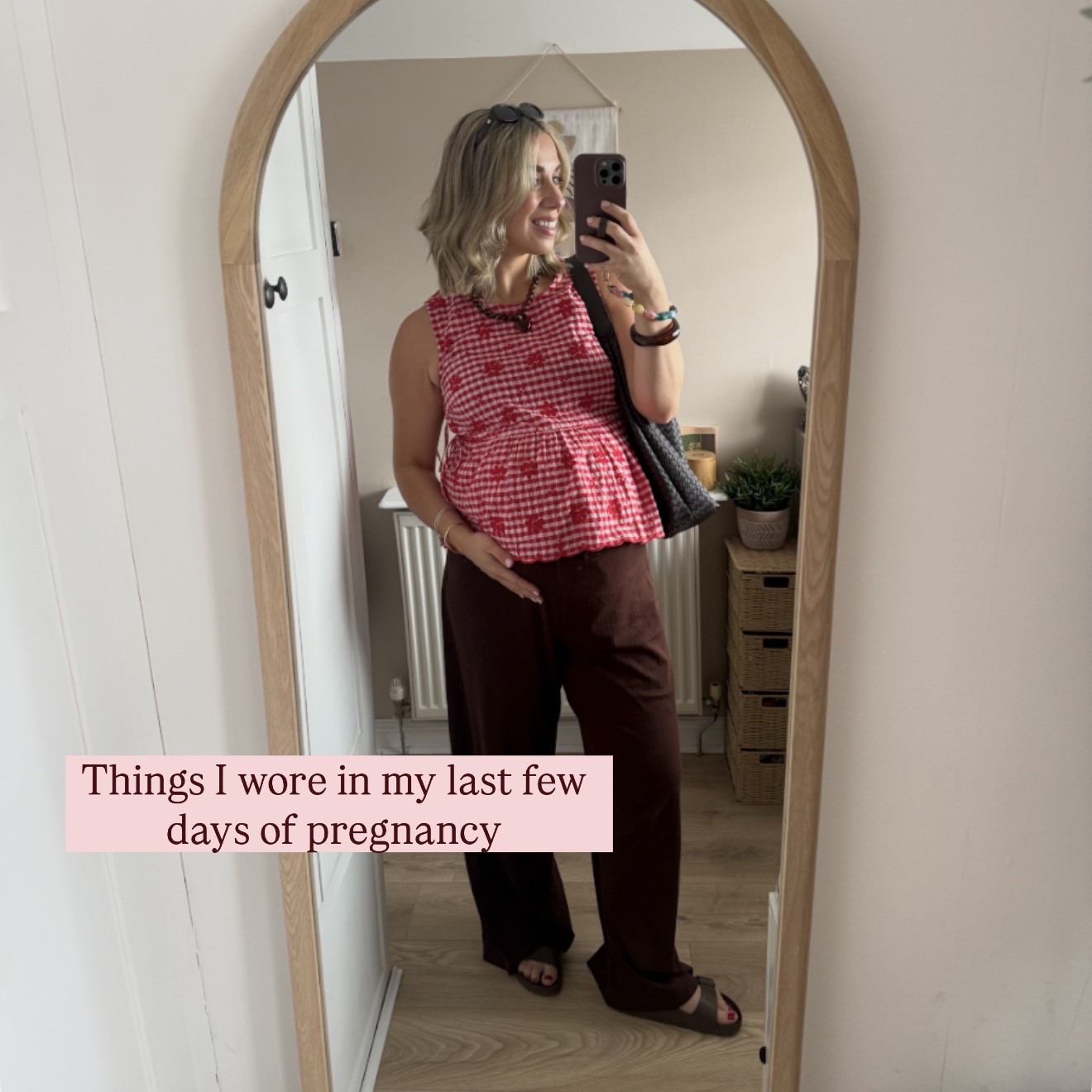 What I wore the last week of pregnancy 🤰 it’s basically the same co ord with different tops haha! 

Comment SHOP for outfit links and similar alternatives 🙌🏻

#LTKsummer #LTKmaternity #LTKbaby