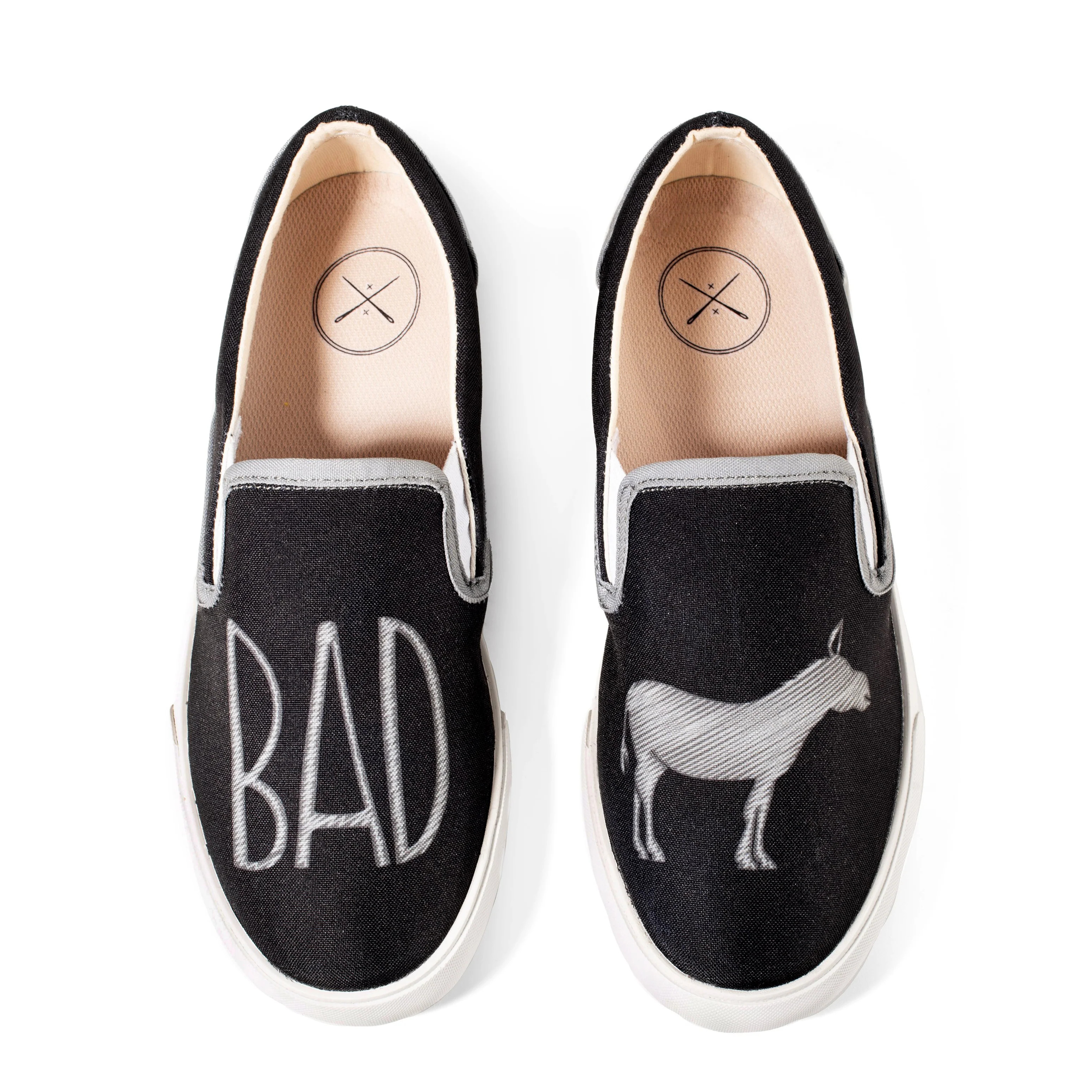 BADass - Black Slip On | Inkkas
