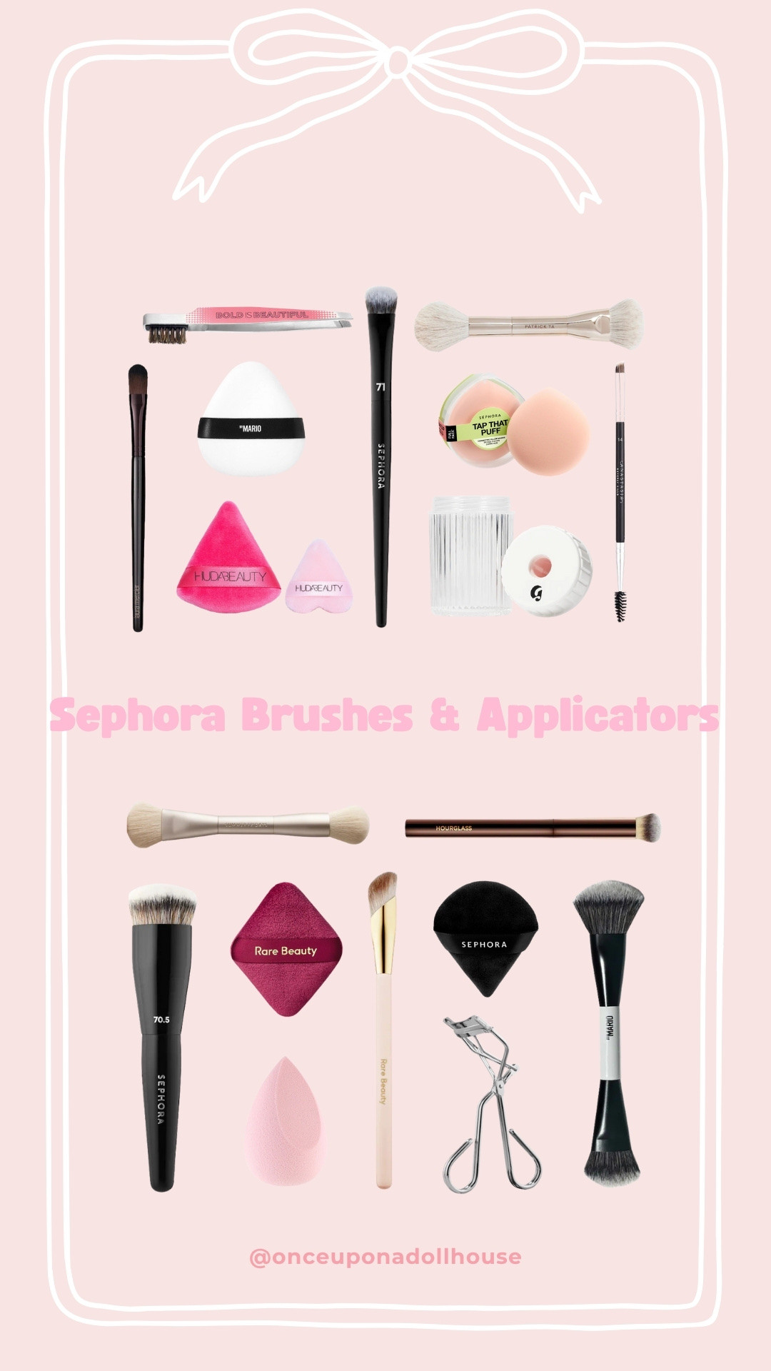 Sephora Brushes and Applicators! Sephora Savings Event starting 10/31 use code EVERYTHING

Sephora sale, Foundation brush, makeup applicator, powder puff, blush brush, concealer brush, sponge, eyelash curler, lip liner sharpener, eyebrow brush, tweezer and brush 

#LTKHoliday #LTKSaleAlert #LTKBeauty