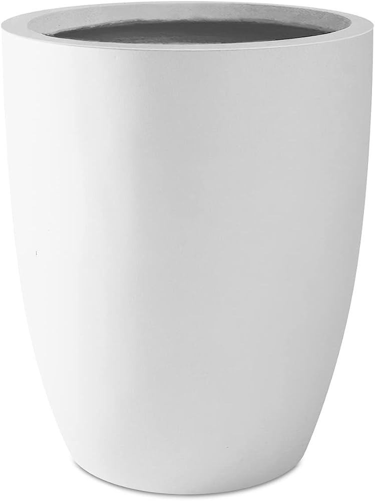 Kante 18.1" H Round Concrete Modern Tall Planters for Outdoor Indoor, Decorative Plant pots with ... | Amazon (US)
