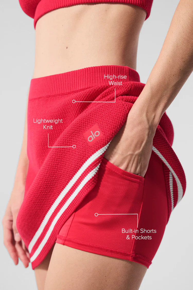 Tennis Club Sweater Knit Skirt | Alo Yoga (US)