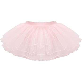 Tutu Skirt Girls Elastic Ballet Dance Skirts 4 Layers Tulle Tutu for Toddler Kid Children 1-9 Yea... | Amazon (US)