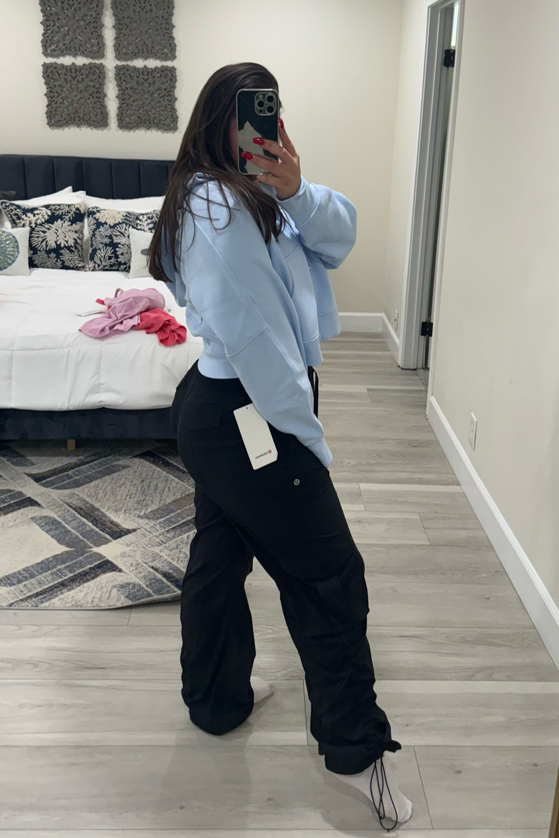 These cargo joggers are everything!!! So so so comfy and breathable & they look so cute! + they come in tons of colors! 

#LTKFindsUnder100 #LTKActive #LTKFitness