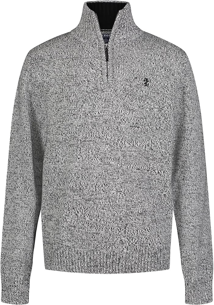 IZOD Boys' Quarter Zip Pullover Sweater | Amazon (US)