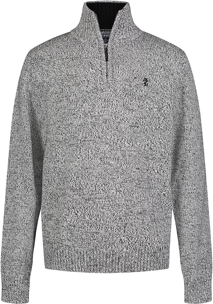 IZOD Boys' Quarter Zip Pullover Sweater | Amazon (US)