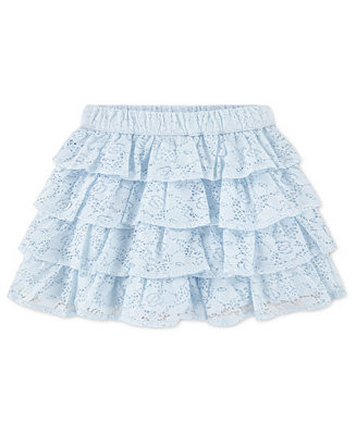abercrombie kids Toddler Girls' 2T-5T Tiered Lace Mini Skort - Macy's | Macy's
